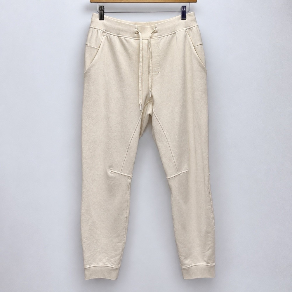 Lululemon City Sweat Jogger Pants Cream Beige Men's Size M